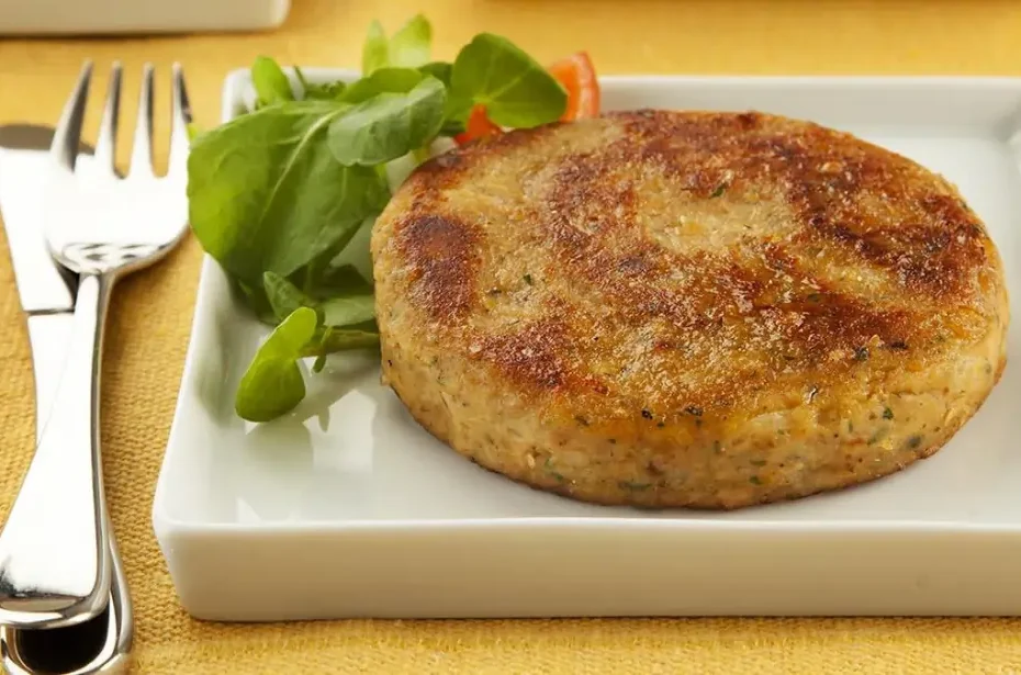 hambúrguer de grão de bico