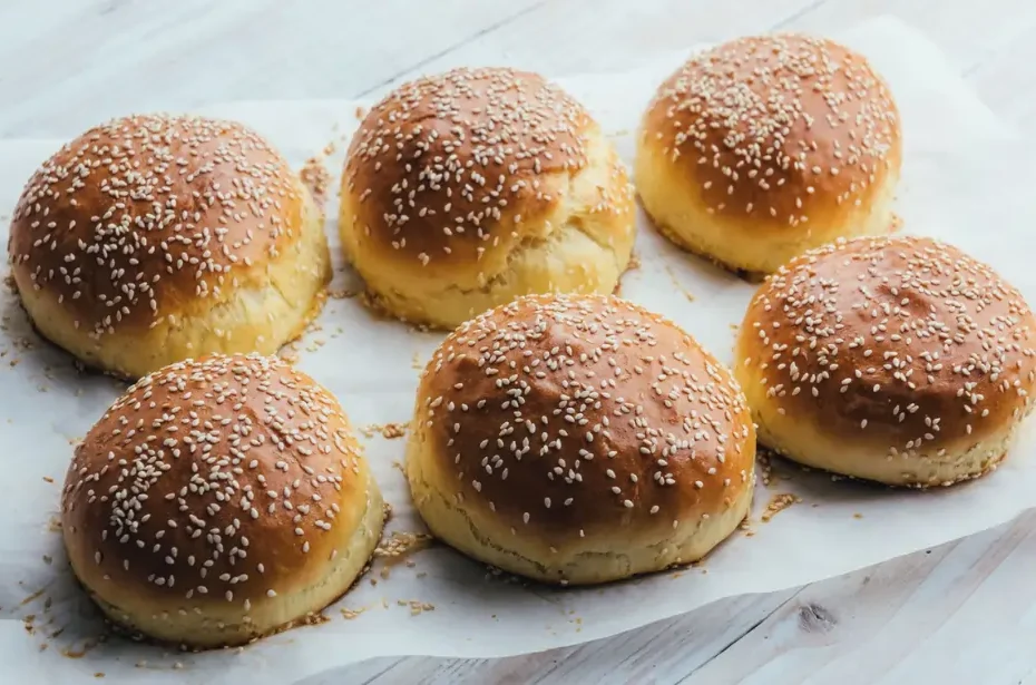 pão de hamburguer Brioche