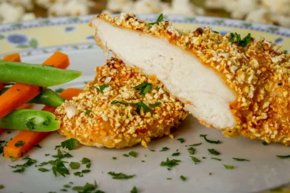 Frango Empanado com Aveia