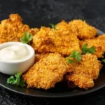 Filé de Frango Empanado com Farinha de Milho